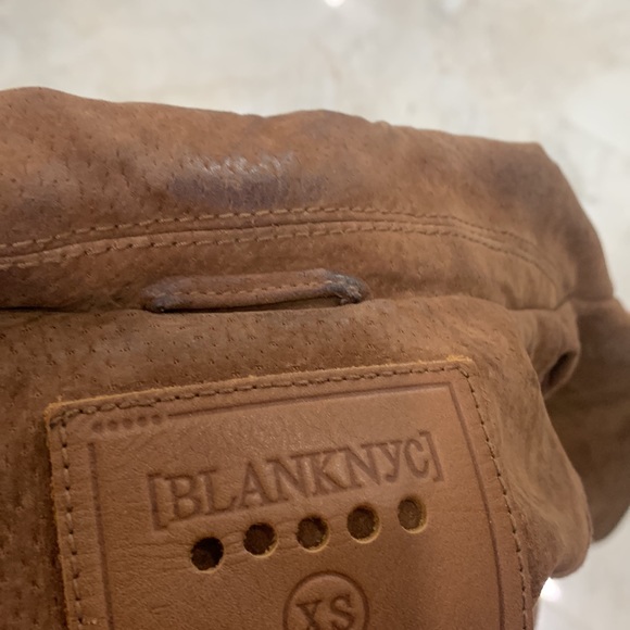 BLANKNYC Suede Moto Jacket Size XS‎ Coffee Bean Brown - Picture 12 of 12